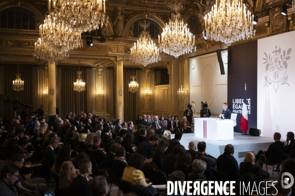 Conférence de presse d’Emmanuel Macron