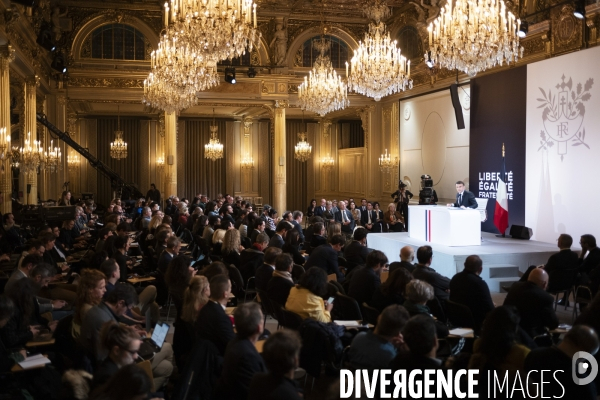 Conférence de presse d’Emmanuel Macron