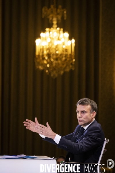 Conférence de presse d’Emmanuel Macron
