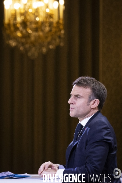 Conférence de presse d’Emmanuel Macron