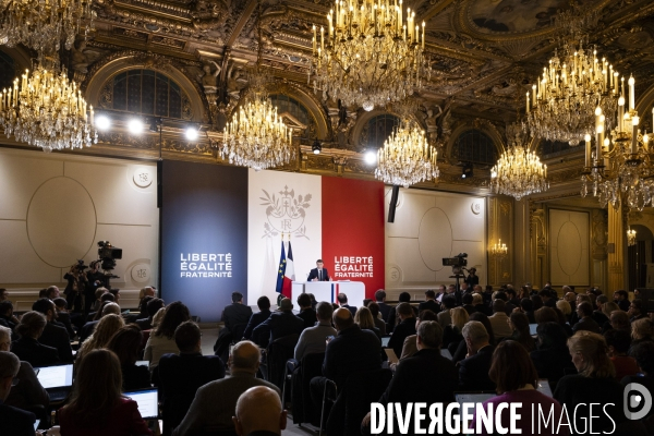 Conférence de presse d’Emmanuel Macron