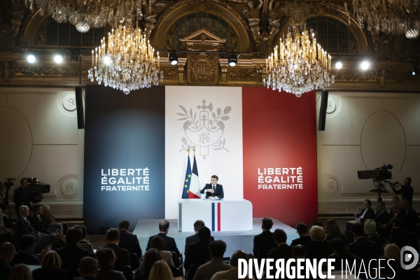 Conférence de presse d’Emmanuel Macron