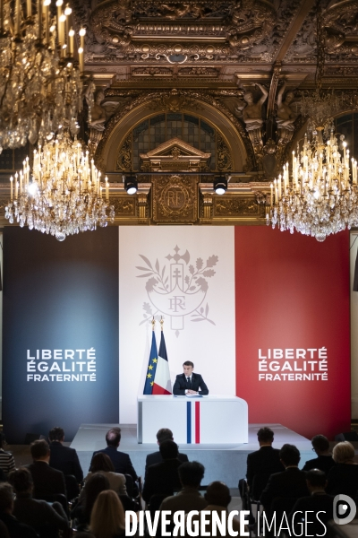 Conférence de presse d’Emmanuel Macron