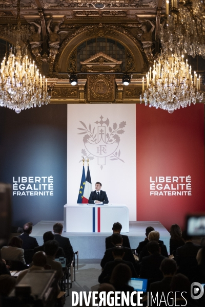 Conférence de presse d’Emmanuel Macron