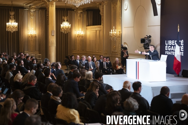 Conférence de presse d’Emmanuel Macron