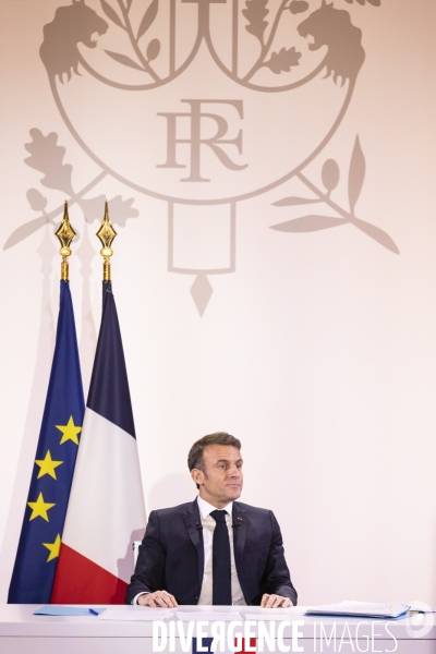 Conférence de presse d’Emmanuel Macron