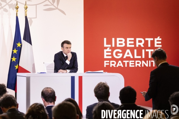 Conférence de presse d’Emmanuel Macron
