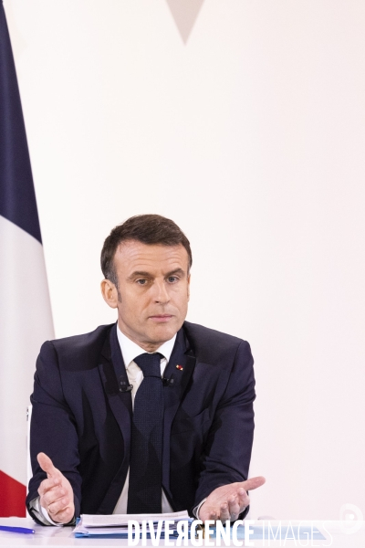 Conférence de presse d’Emmanuel Macron