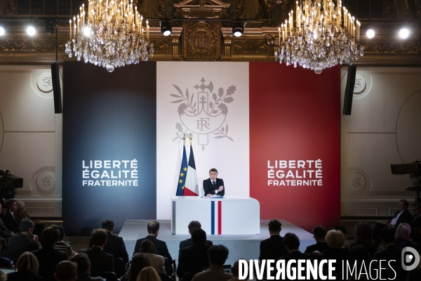Conférence de presse d’Emmanuel Macron
