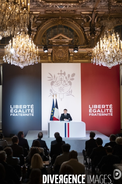 Conférence de presse d’Emmanuel Macron