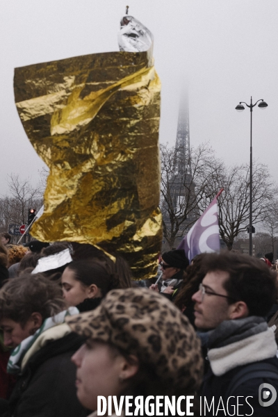 Manifestation contre la loi immigration