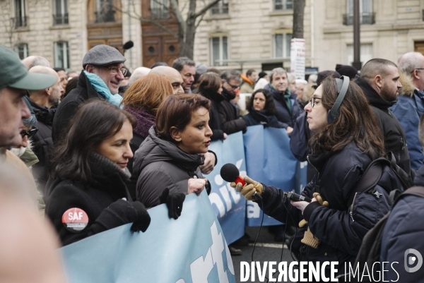 Manifestation contre la loi immigration