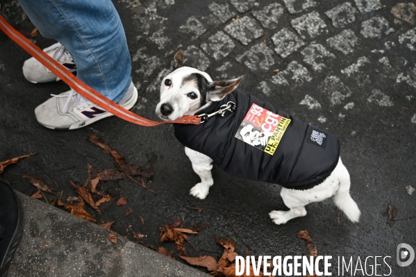 LOI IMMIGRATION. Manifestation parisienne du 21/01/2024