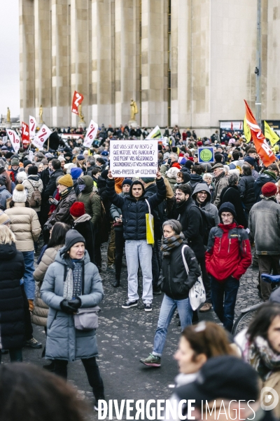 Manifestation contre la loi immigration