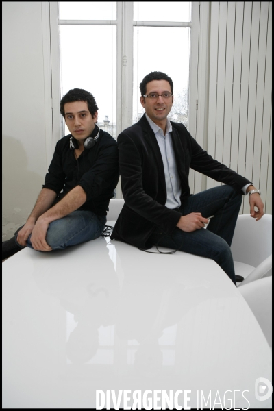 Jonathan Benassaya et Daniel Marhely fondateurs du site DEEZER