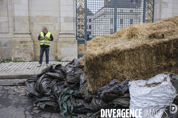 Rassemblement des agriculteurs de la Coordination Rurale à Tours