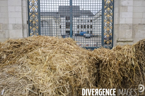 Rassemblement des agriculteurs de la Coordination Rurale à Tours