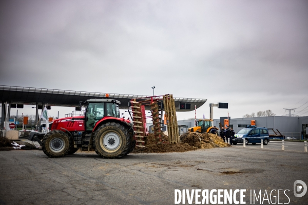 A62 TOULOUSE : Blocage agriculteurs