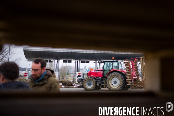 A62 TOULOUSE : Blocage agriculteurs