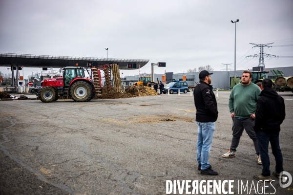 A62 TOULOUSE : Blocage agriculteurs