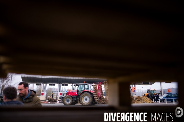 A62 TOULOUSE : Blocage agriculteurs