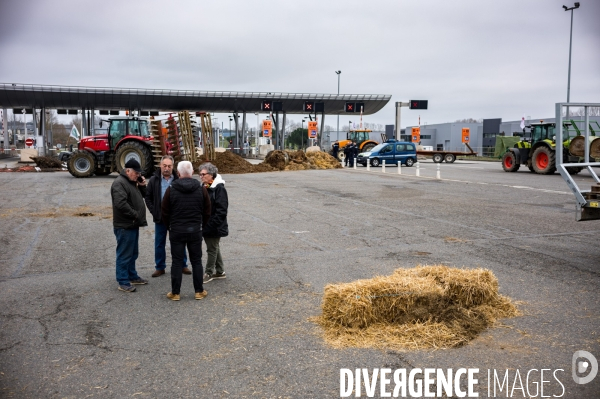 A62 TOULOUSE : Blocage agriculteurs