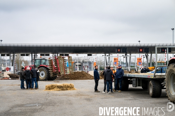 A62 TOULOUSE : Blocage agriculteurs