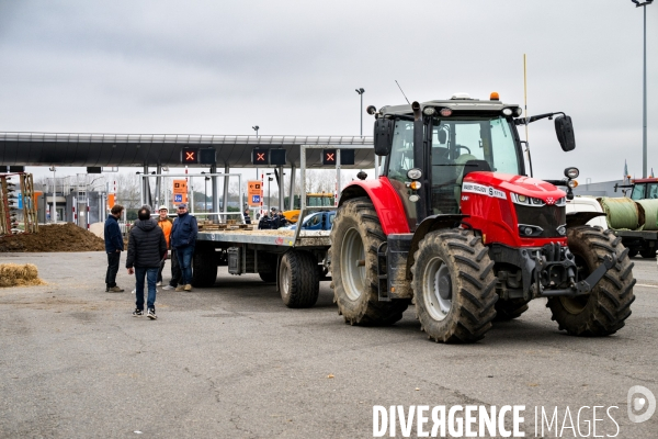 A62 TOULOUSE : Blocage agriculteurs