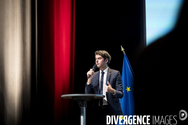 Visite de Gabriel Attal en Indre-et-Loire
