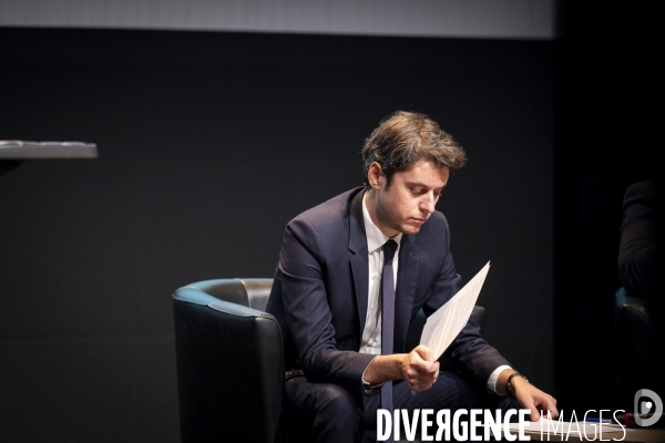 Visite de Gabriel Attal en Indre-et-Loire