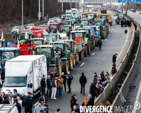Blocage des agriculteurs, Argenteuil