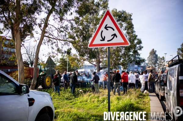 TOULOUSE : Blocage aeroport par les agriculteurs