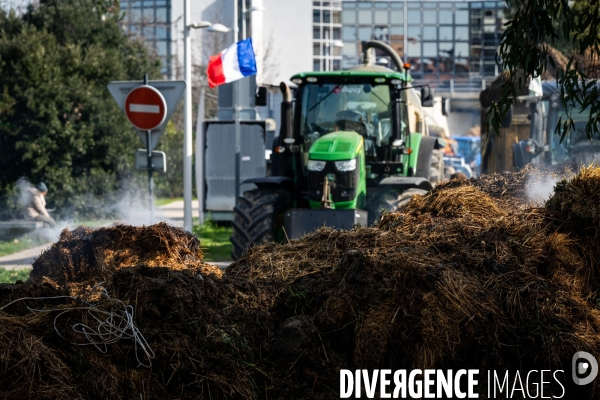 TOULOUSE : Blocage aeroport par les agriculteurs