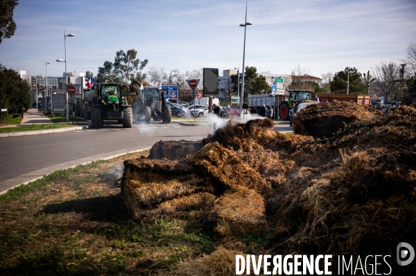 TOULOUSE : Blocage aeroport par les agriculteurs