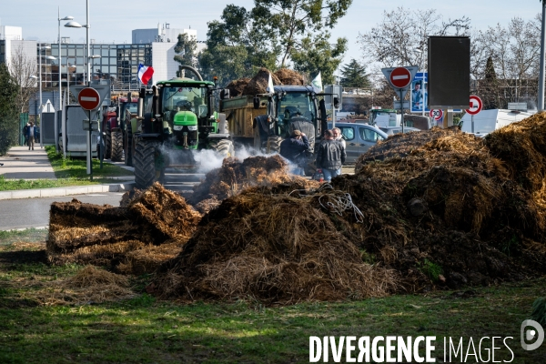 TOULOUSE : Blocage aeroport par les agriculteurs