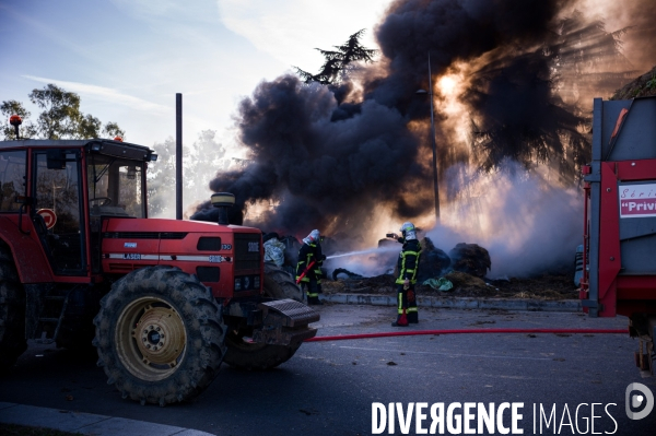 TOULOUSE : Blocage aeroport par les agriculteurs