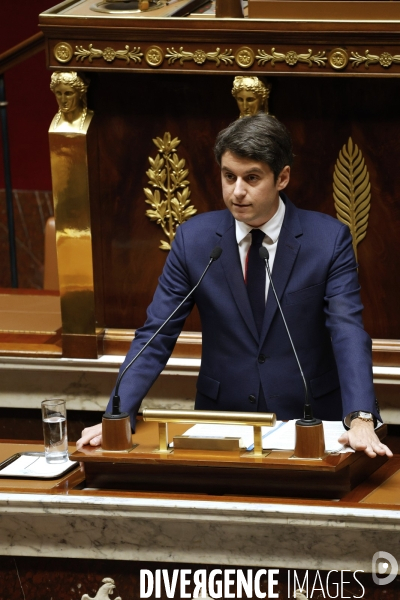 Discours de politique generale de Gabriel Attal PM