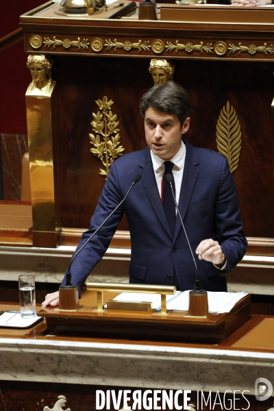 Discours de politique generale de Gabriel Attal PM