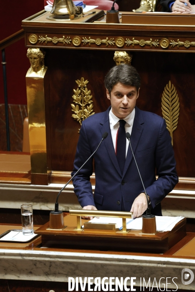 Discours de politique generale de Gabriel Attal PM