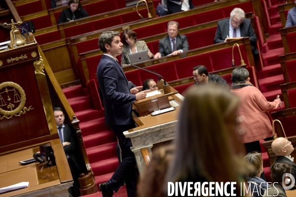 Discours de politique generale de Gabriel Attal PM