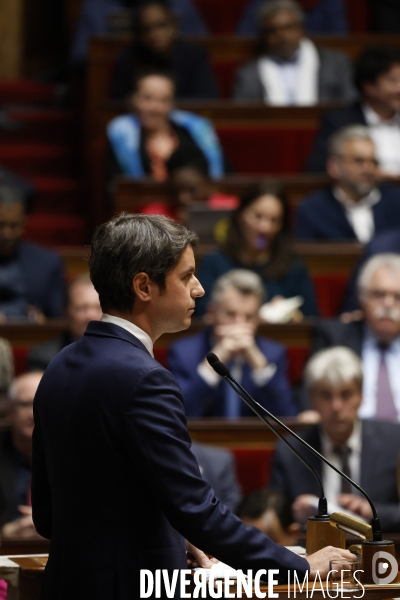 Discours de politique generale de Gabriel Attal PM
