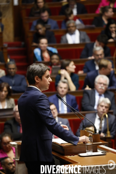 Discours de politique generale de Gabriel Attal PM