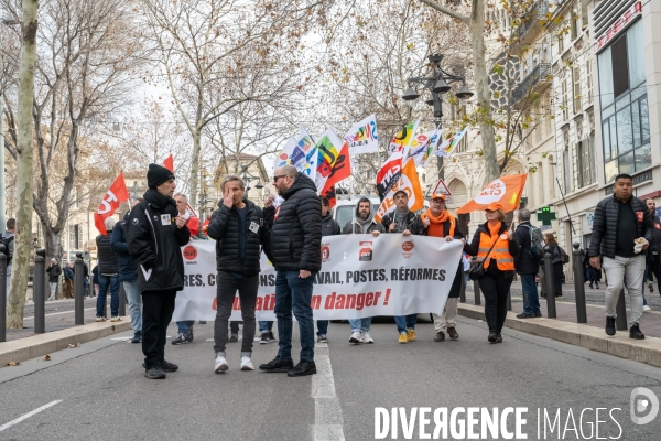 Manifestation enseignants et lycéens  1er Fevrier 2024