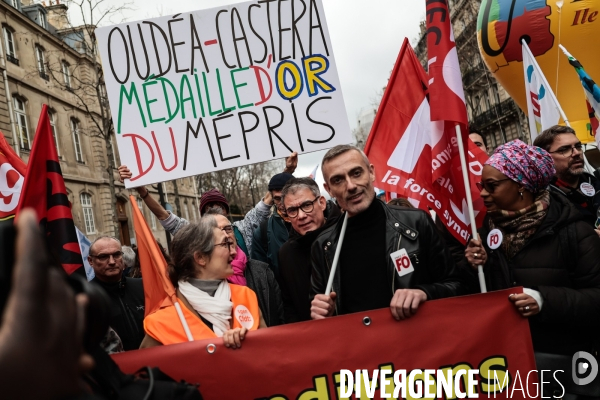 Paris - manifestation des enseignants