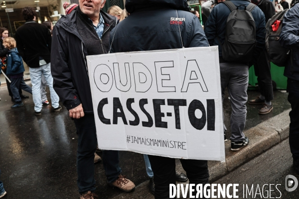 Paris - manifestation des enseignants