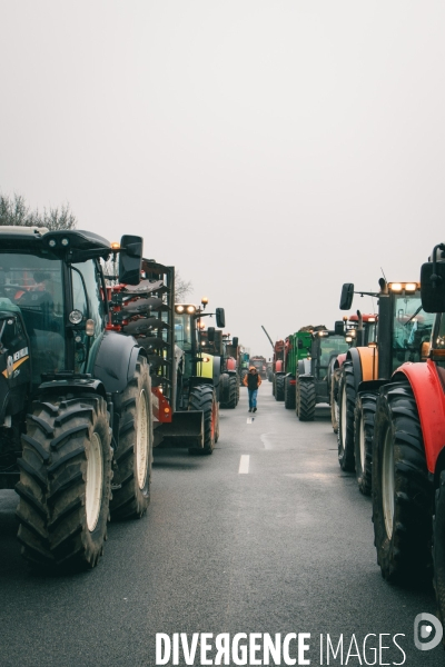Le tracteur symbole agricole