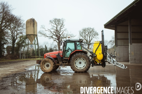 Le tracteur symbole agricole