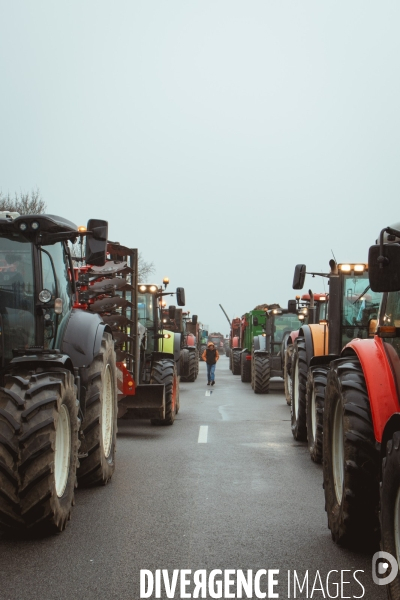 Le tracteur symbole agricole