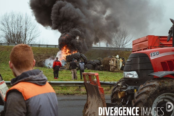 Le tracteur symbole agricole