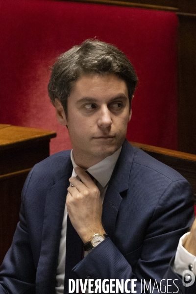 Déclaration de politique générale de Gabriel Attal